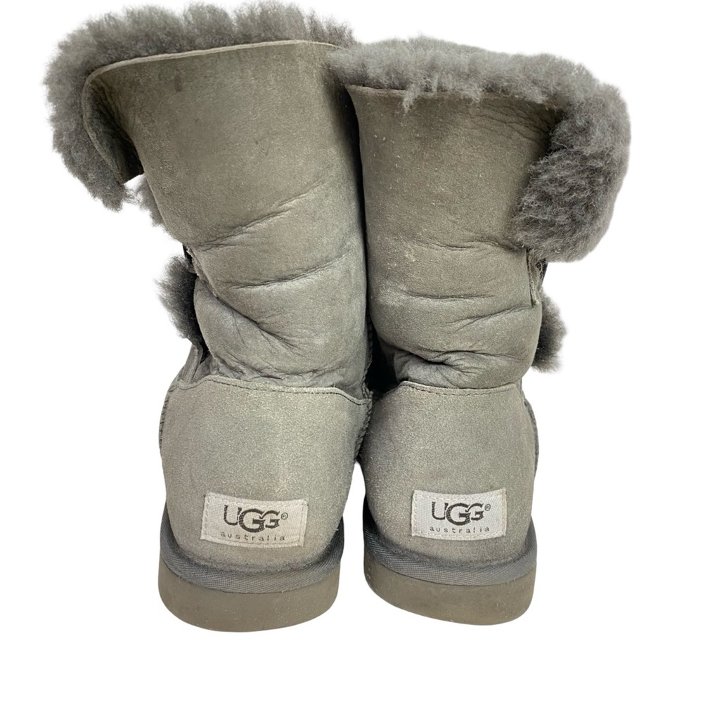Ugg Bailey Button Boot Womens Size 10 Suede Fur G… - image 4